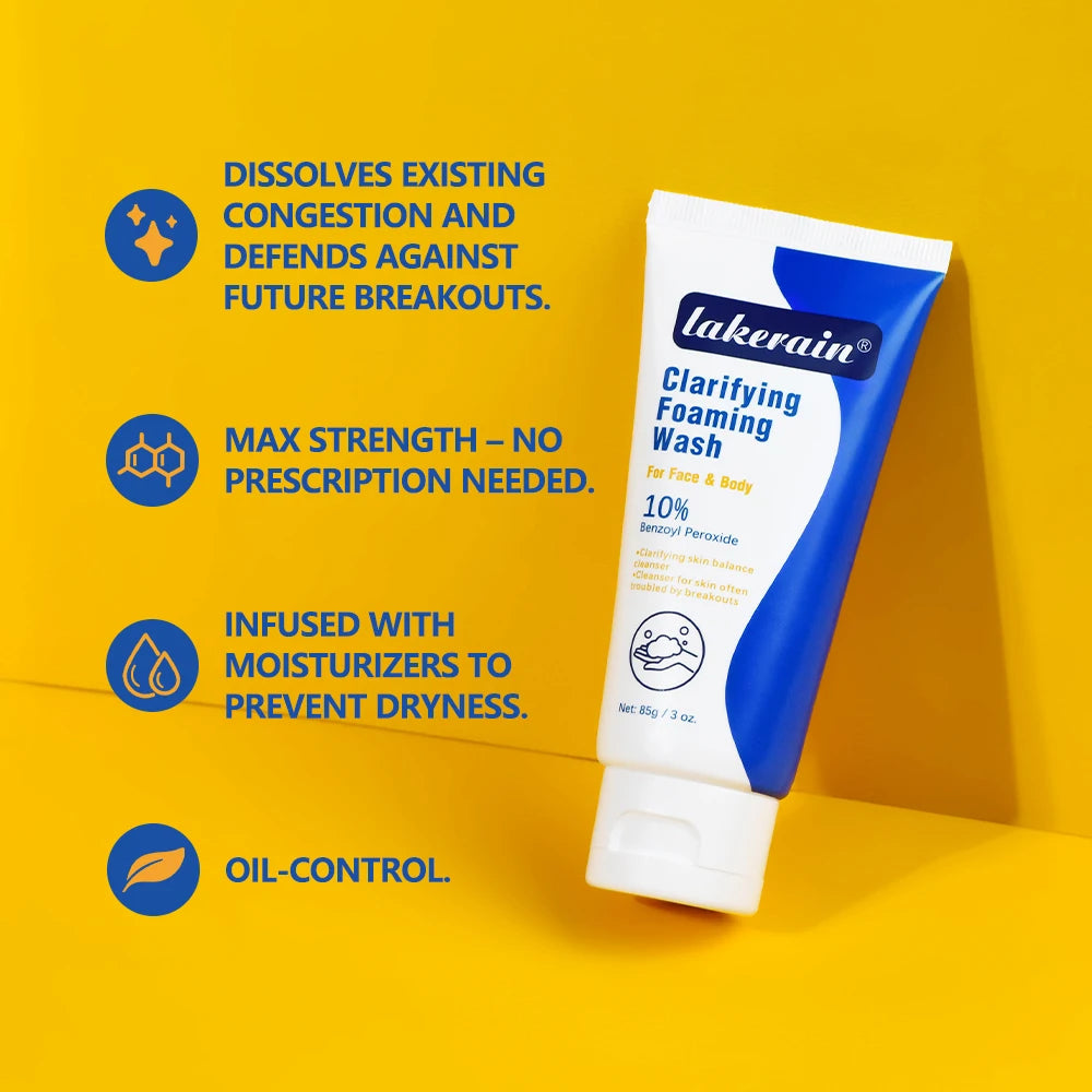 Benzoyl Peroxide 10% Acne Foaming Wash