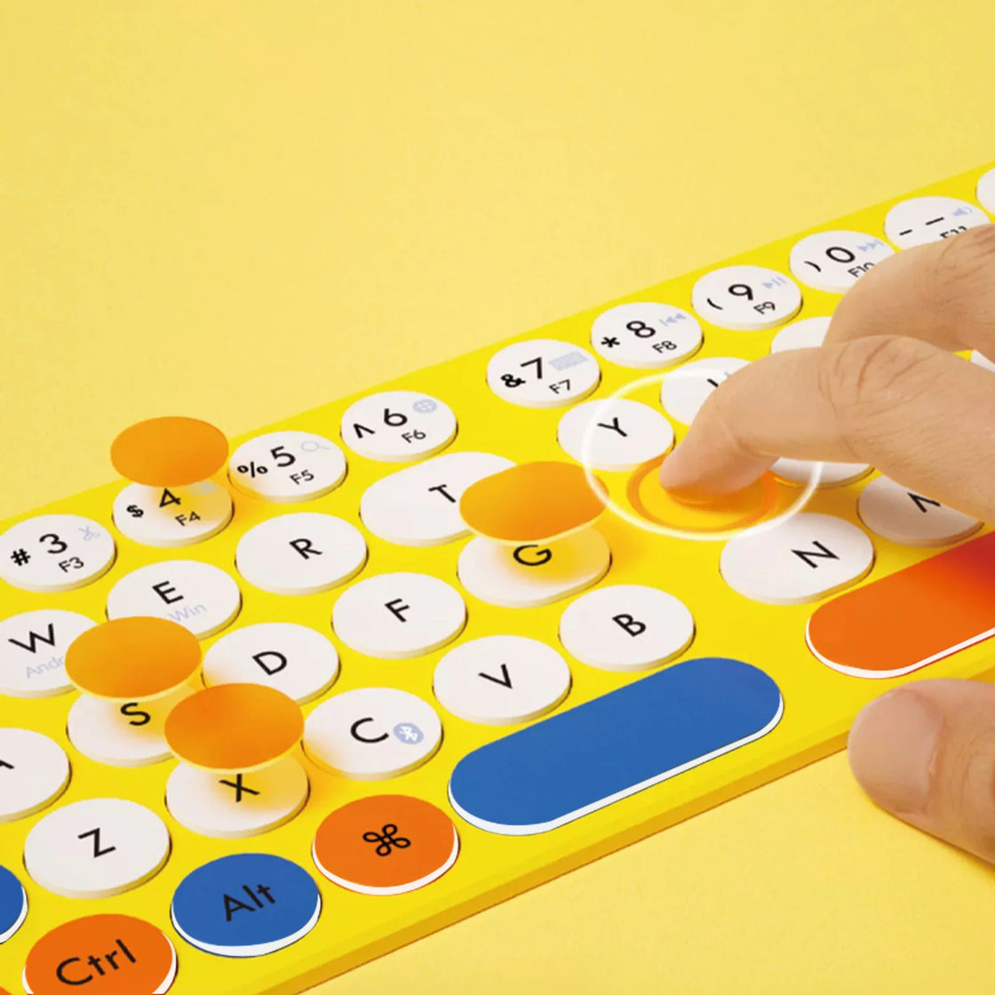 Miffy X MIPOW Mini Folding Keyboard Slim Wireless Bluetooth