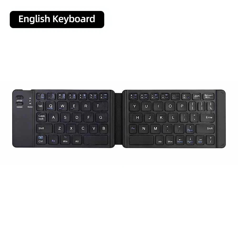 Mini Keyboard Wireless Folding Keyboard Bluetooth Foldable Keyboard with Touchpad