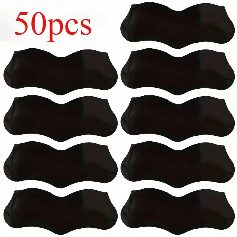 100PCS Premium Bamboo Charcoal Blackhead Removal Nose Pore Strips featured in skincare routine.