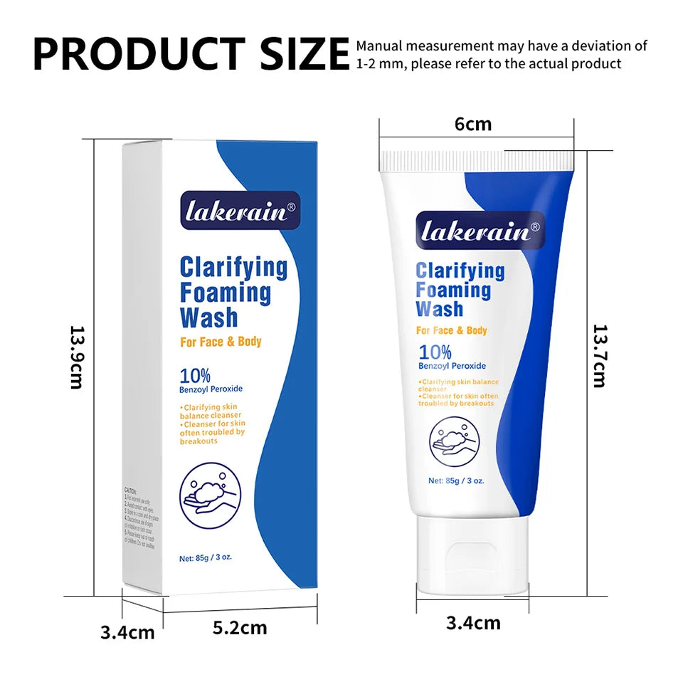 Benzoyl Peroxide 10% Acne Foaming Wash