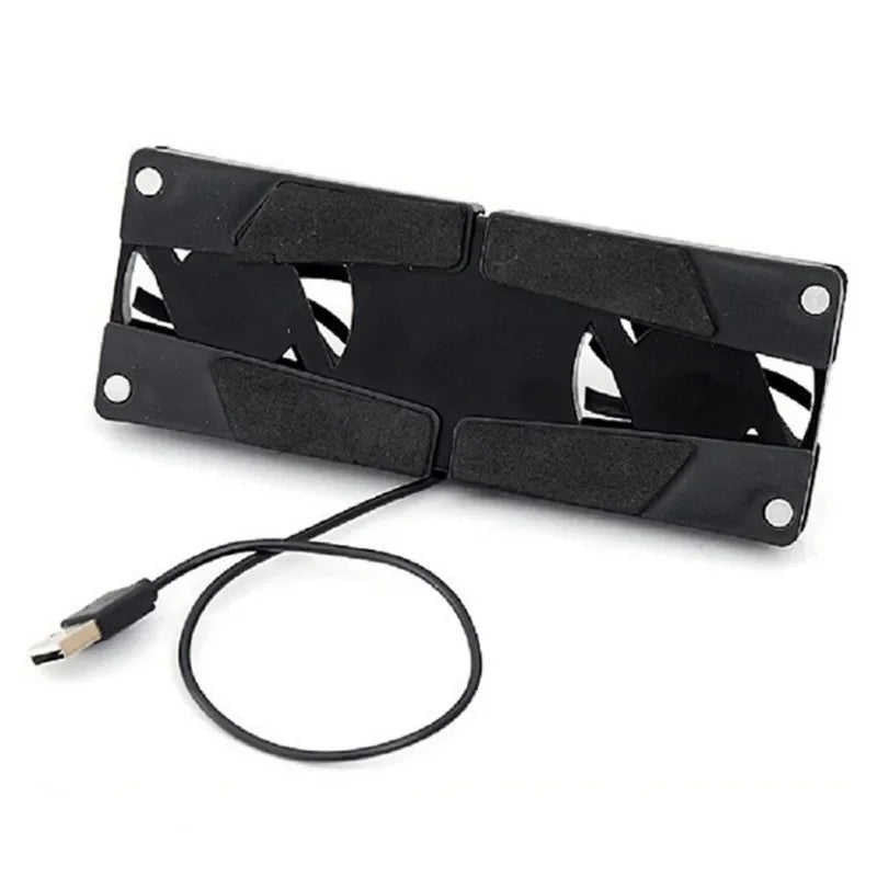 Dual Fan USB Laptop Cooling Pad Stand