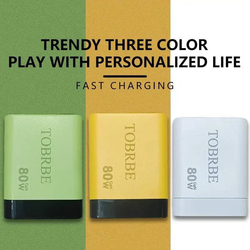 TriCharge 80W Fast Adapter