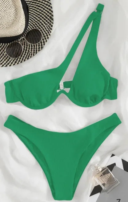 2024 Sexy Multicolor Underwire Bikini Set