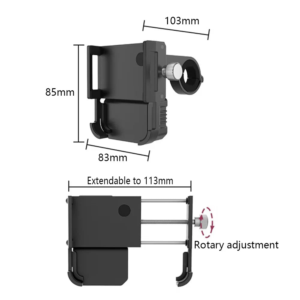 Universal E-Bike Phone Holder Charger