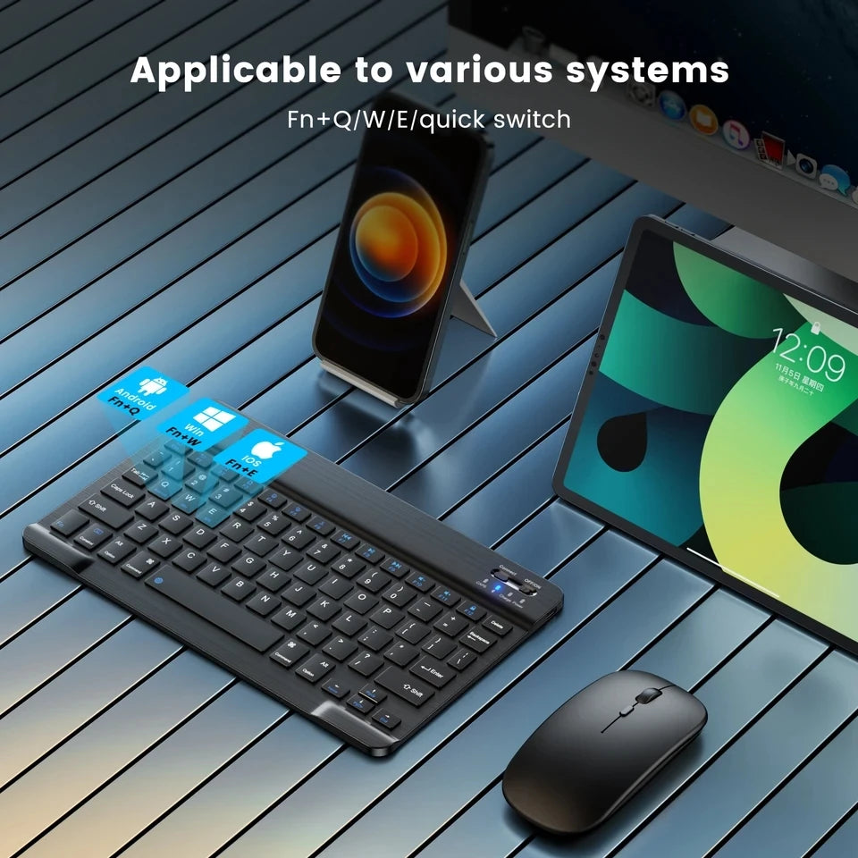Xiaomi Wireless Bluetooth Keyboard And Mouse Ultra-Slim 10 Inch Magnetic Tablet