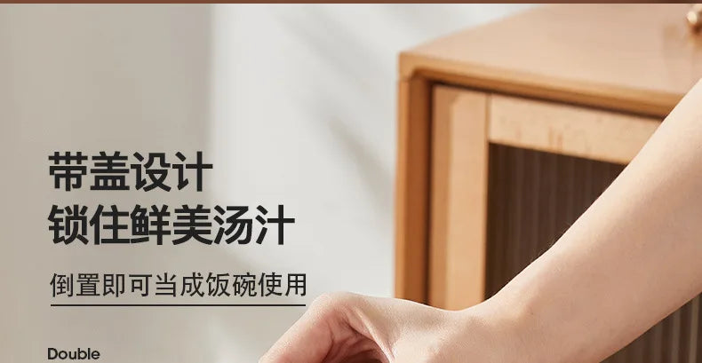 Anime Instant Noodle Bowl Line Friends Kawaii Girl Soup Bowl Portable Ceramic Rice Bowl Surrounding Good Looks Decorate Gift