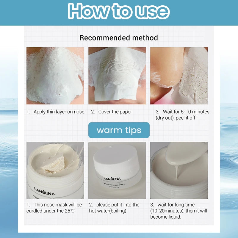 LANBENA Blackhead Peel-Off Nose Mask