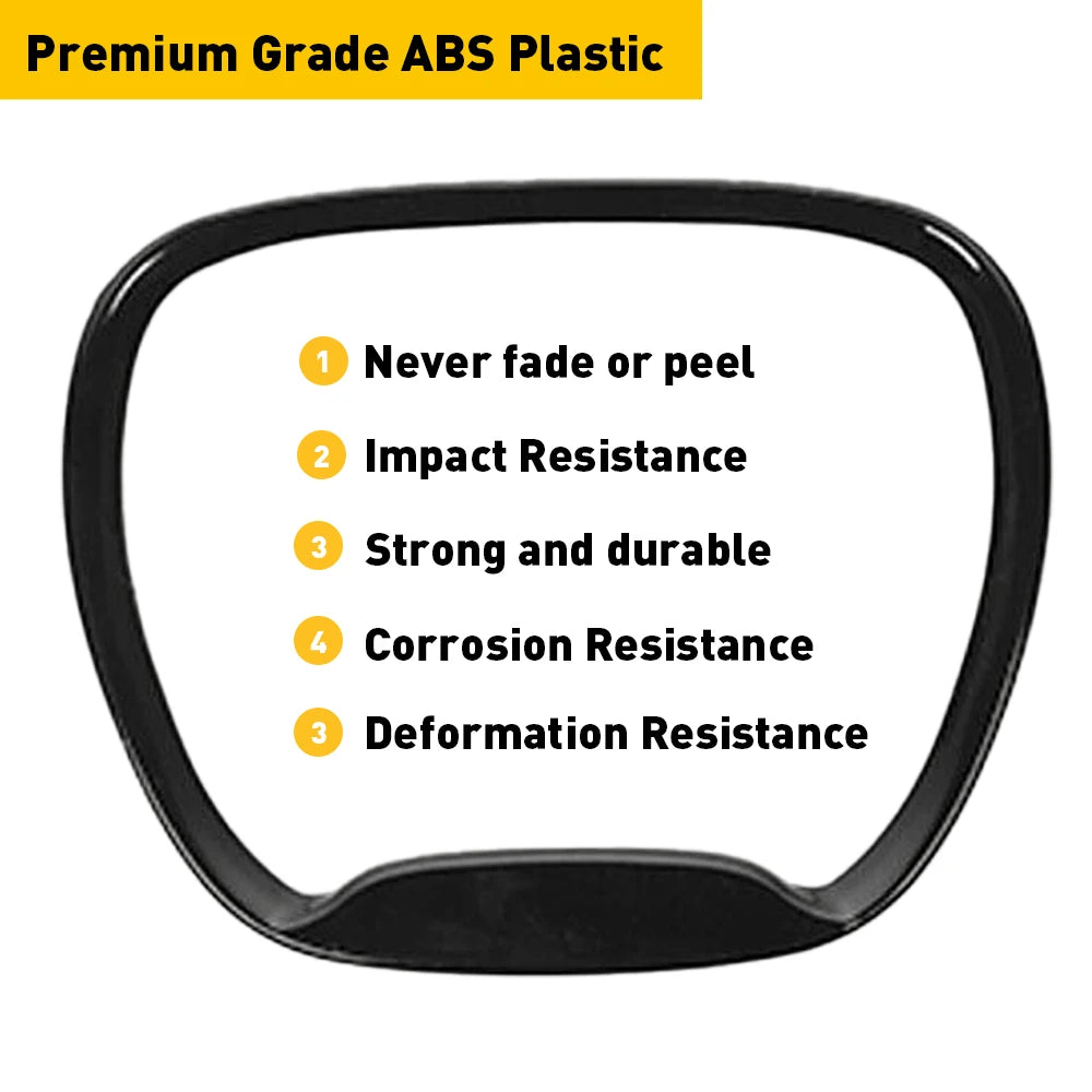 For Dodge Durango Charger Challenger 2015 2016 2017 2018 2019 2020 2021 2022 Car Accessories Stickers Steering Wheel Trim Cover