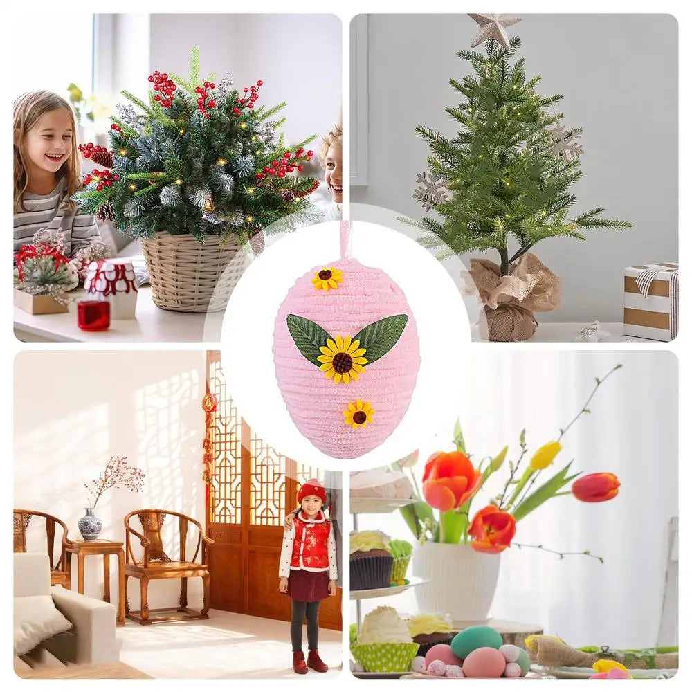 Easter Egg Ornament Holiday Eggs Decorations Easter Eggs Ornaments Decorative Easter Eggs Pendant for Easter Tree Basket Filler