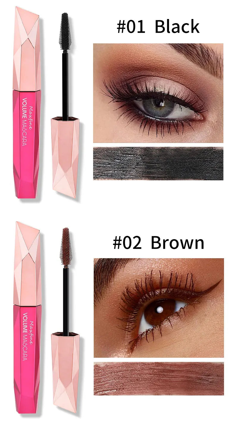 Multicolor Waterproof Curl-Extending Mascara Set