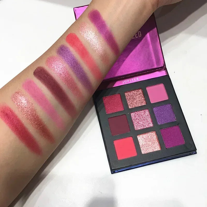 Beauty Glazed 9-Color Shimmer Matte Eyeshadow Palette