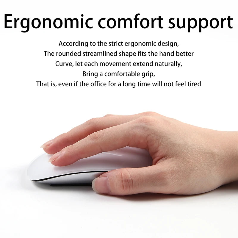 Rechargeable Bluetooth Mouse Magic 3 Ergonomic Multi-Touch BT5.0 Wireless Slim Rechargeable Mouse