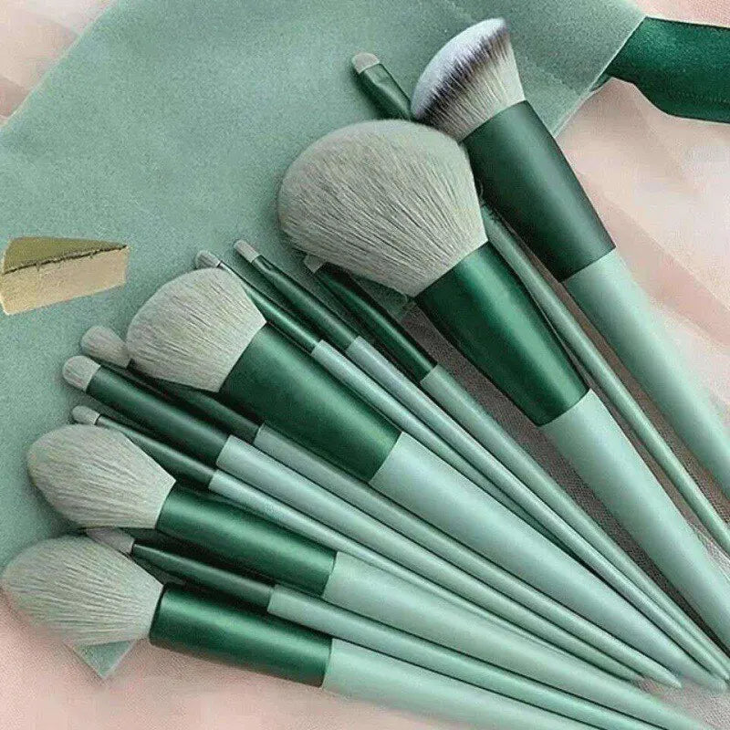 13 PCS Makeup Brush Set for Face & Eyes