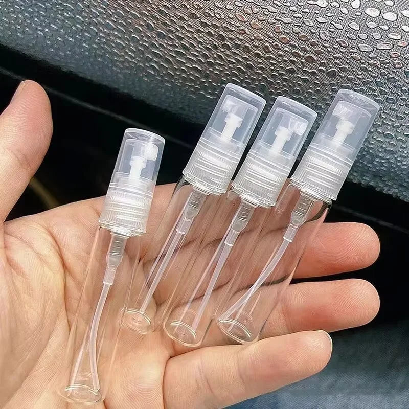 Mini Clear Glass Perfume Bottles