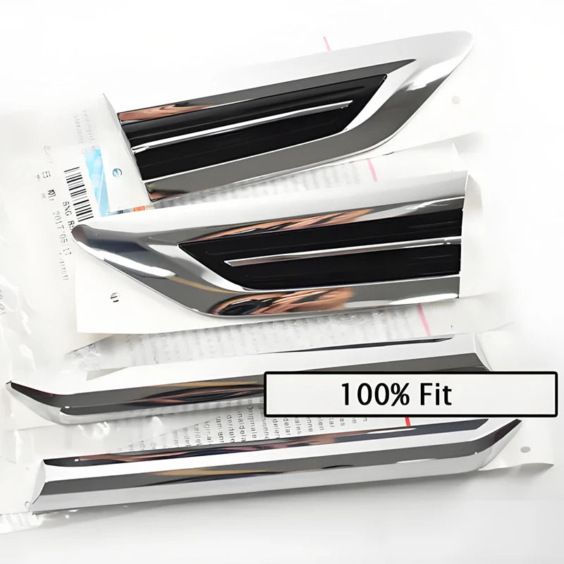 For Volkswagen VW Tiguan 2017 2018 2019 2020 MK2 Car Accessories Styling ABS Outer Side Fender Front Door Cover Trim