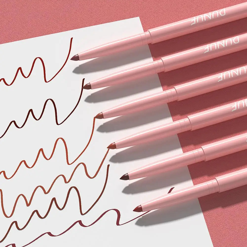 6PCS Waterproof Matte Lip Liner Set