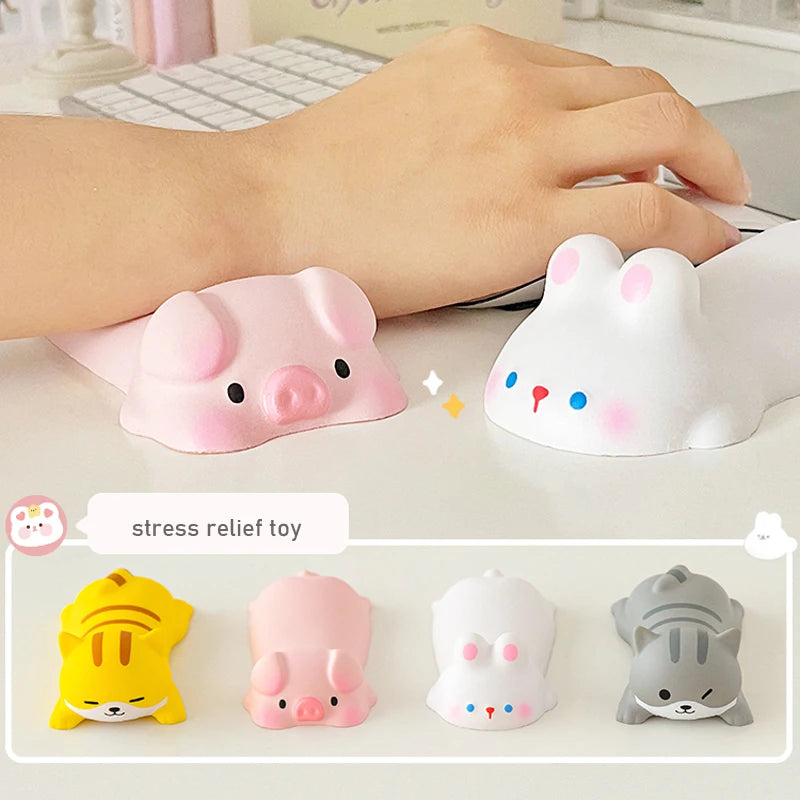 Cute Ergonomic Wrist Rest Mouse Pad Toy