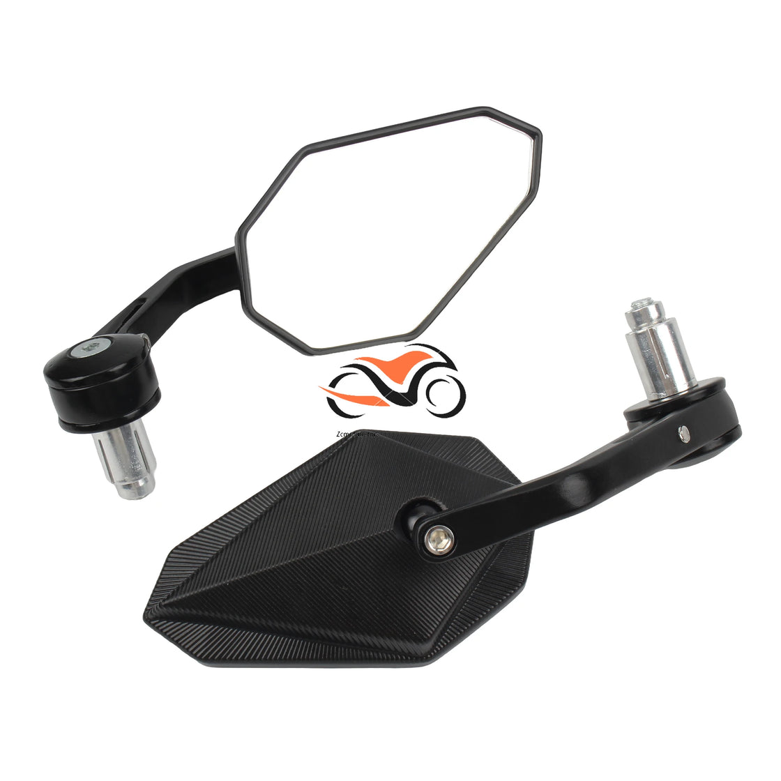 Motorcycle Accessories Universal Rearview Mirror Side Handlebar Bar End Mirrors Moto Bicycle Electric Bike Scooter Motocross