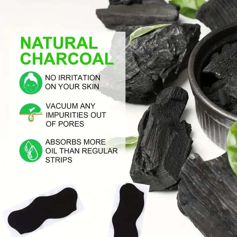 Professional-looking results from using Premium Bamboo Charcoal Blackhead Removal Nose Pore Strips.