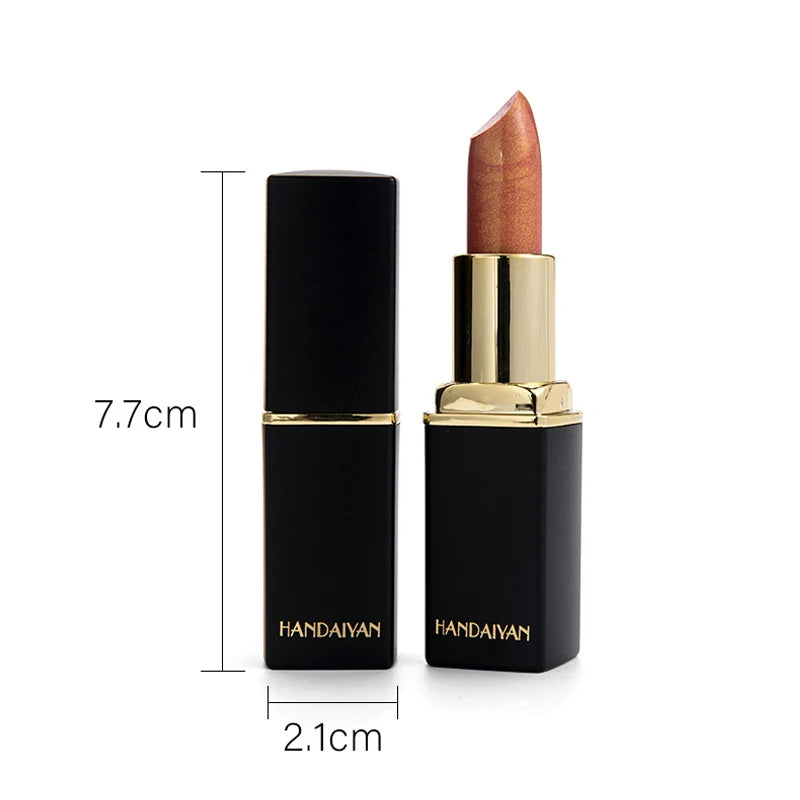 HANDAIYAN 9-Color Temperature-Changing Mermaid Lipstick with a bright and eye-catching display.