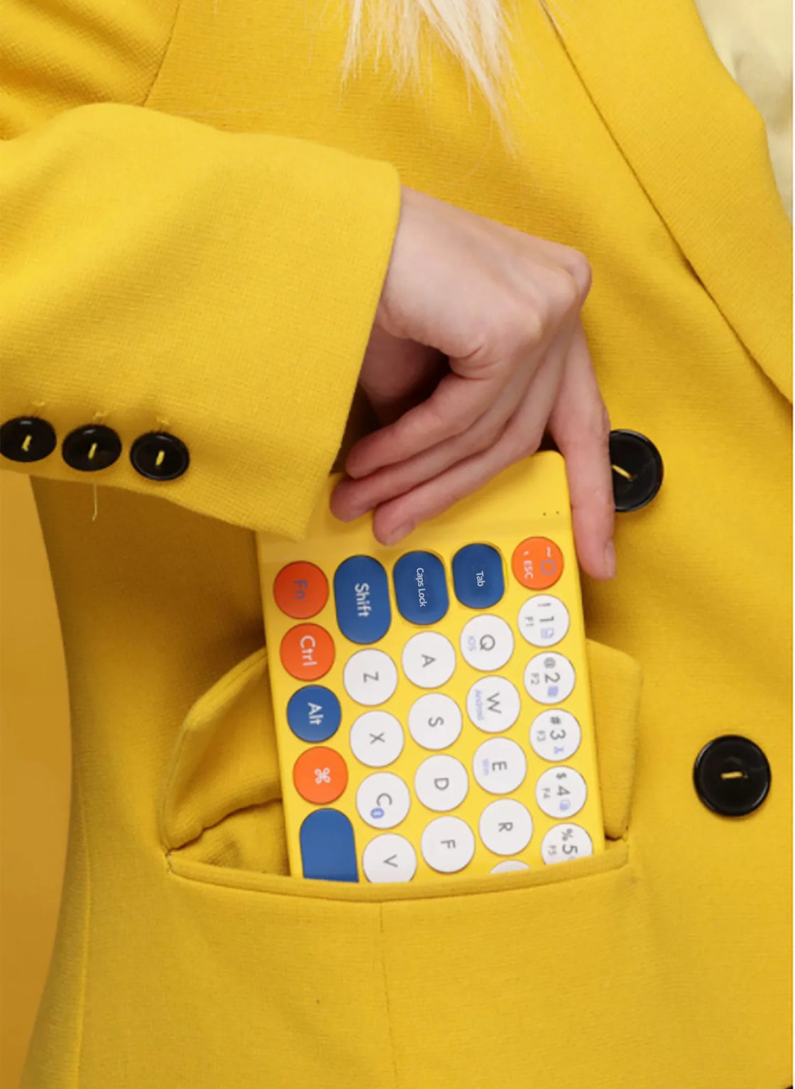 Miffy X MIPOW Mini Folding Keyboard Slim Wireless Bluetooth