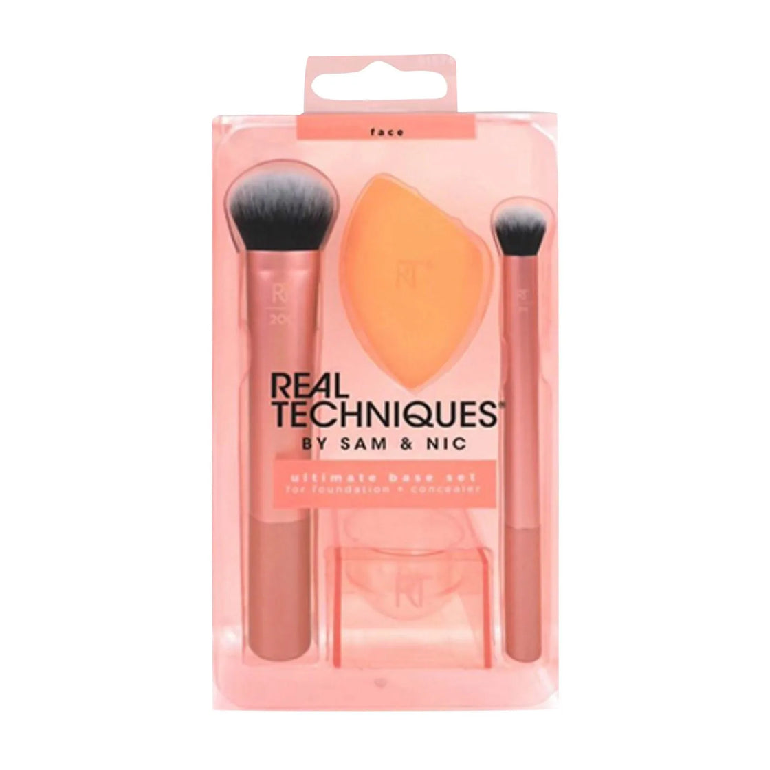 Eco-Friendly Vegan Makeup Brush Kit - Synthetic Hair Cosmetic Tools for Foundation/Blush/Eyeshadow (Travel Set)