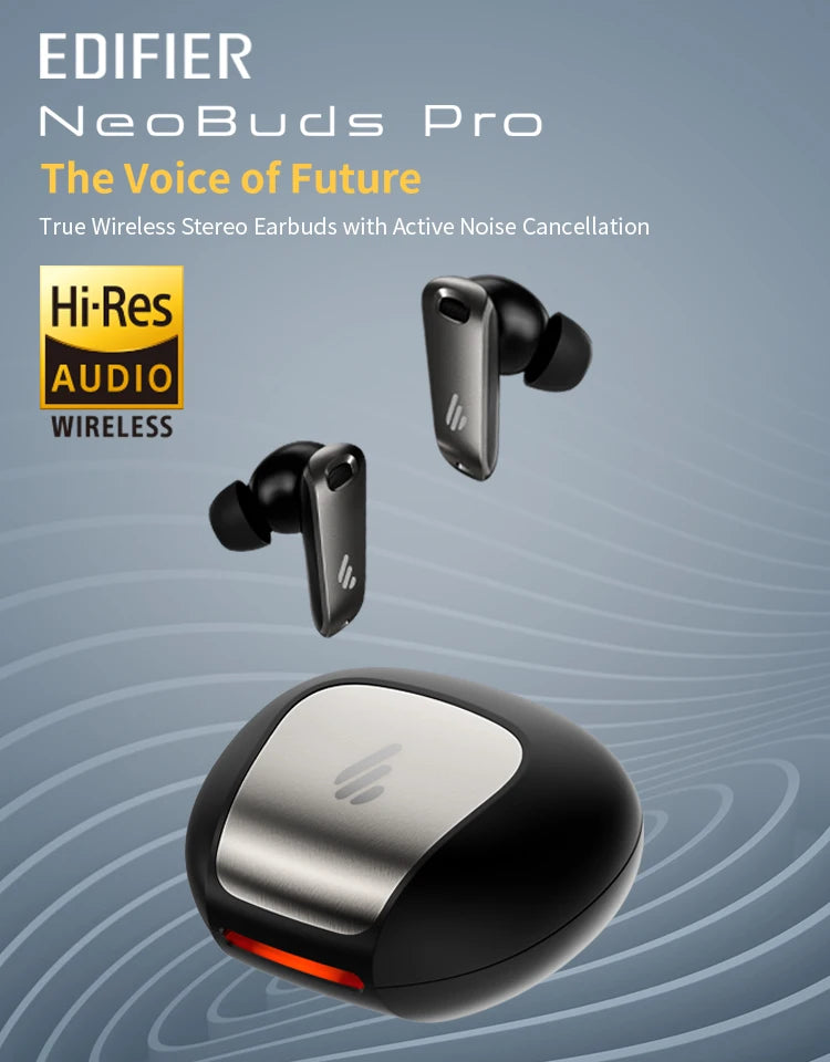 Edifier Neobuds Pro Wireless Bluetooth Earphones TWS Earbuds Hi-Res Wireless Active Noise Cancelling Knowles Balanced Armature