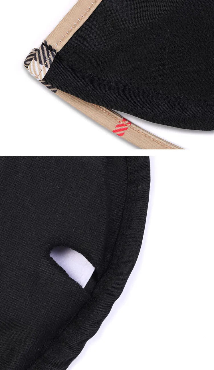 Designer Check Print Bikini Set