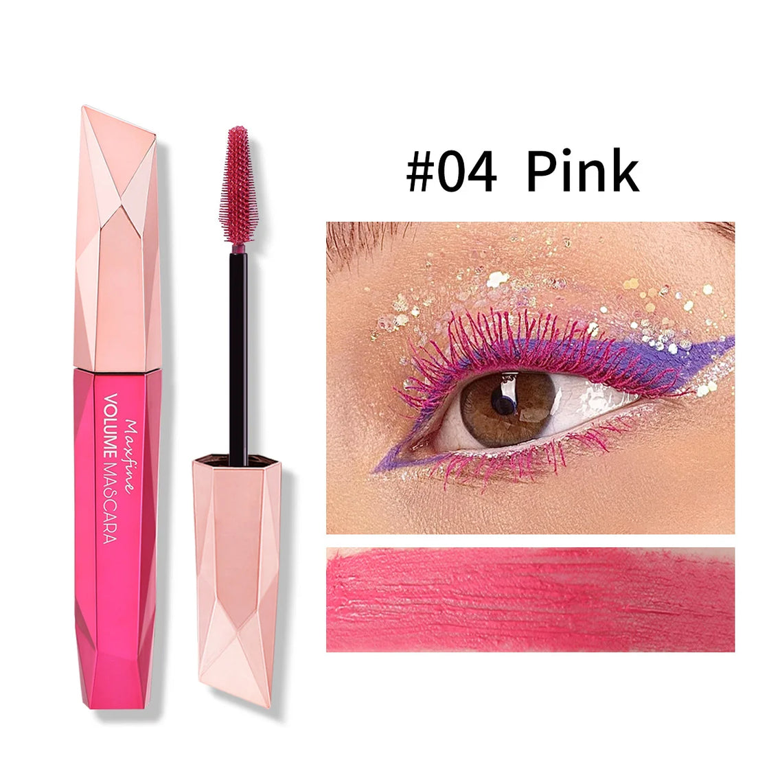 Multicolor Waterproof Curl-Extending Mascara Set