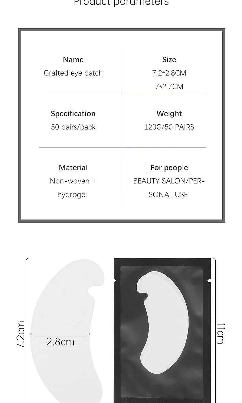 50/100/200 Pairs Under Eye Patches for Eyelash Extensions