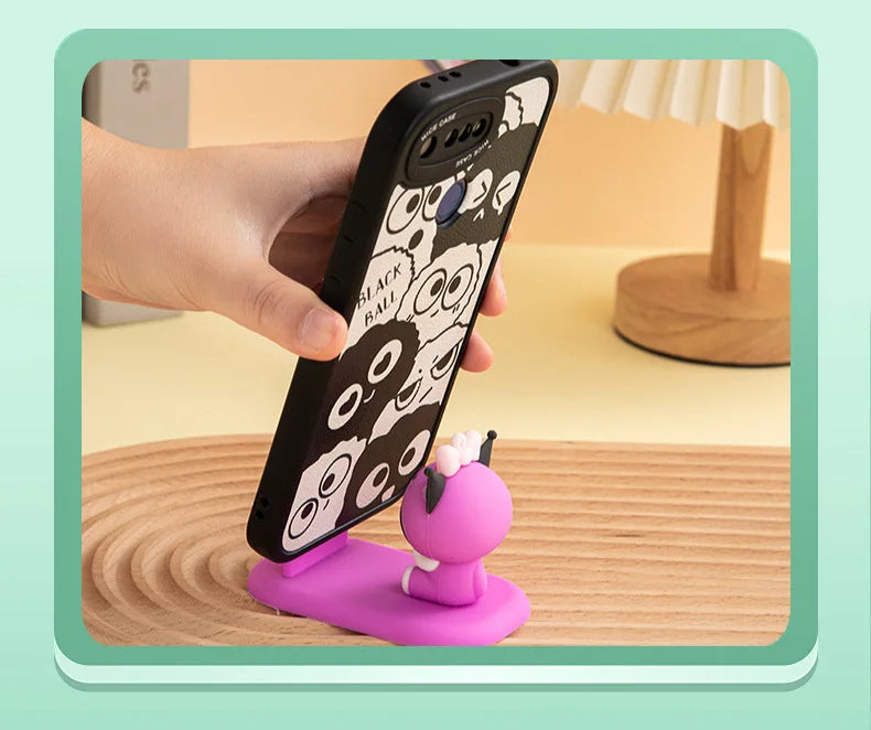 Kawaii Hello Kitty phone holder for a stylish desk decor solution, perfect for fans of the iconic character.