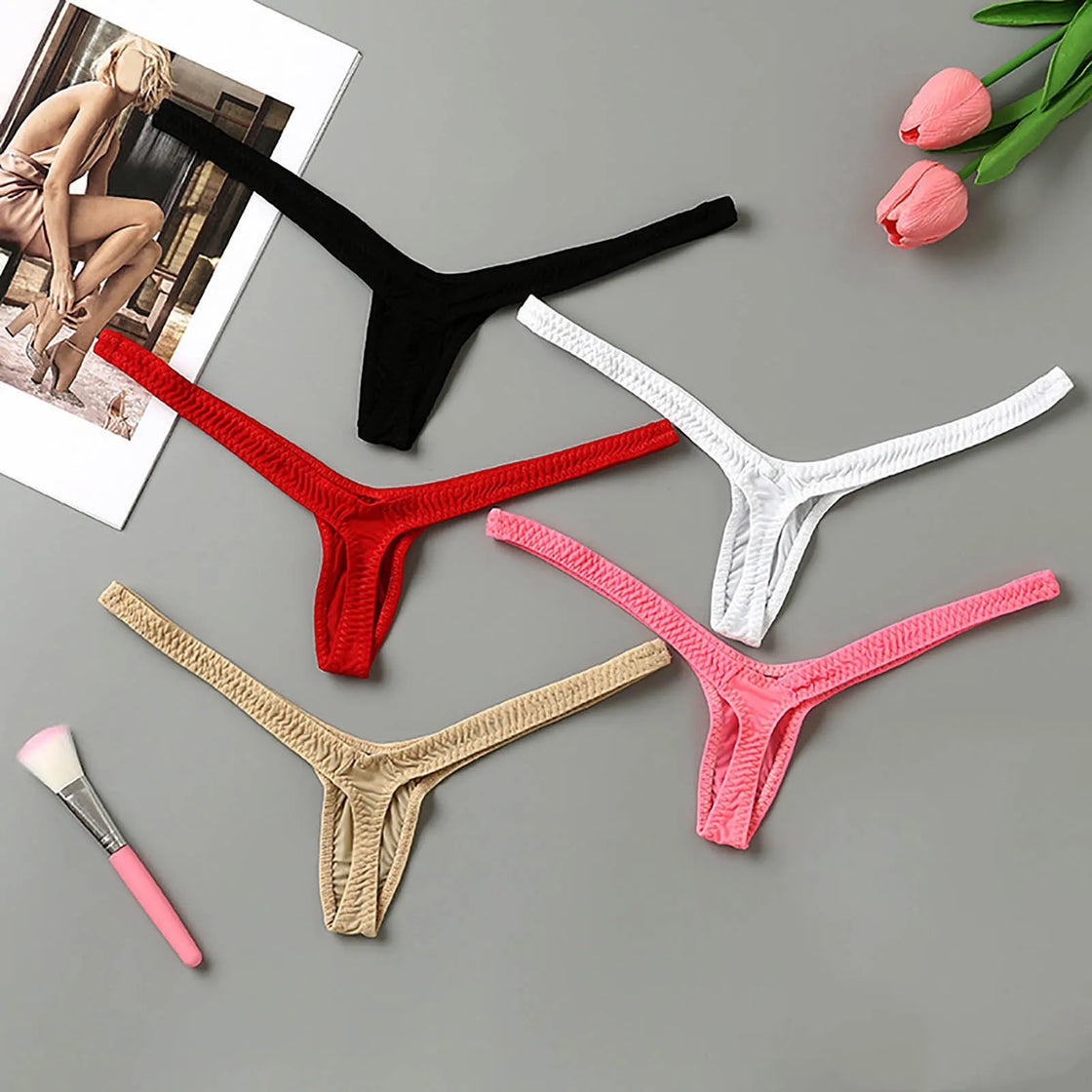 Solid Color Sling Micro Bikini