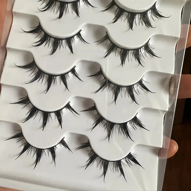 Reusable Anime-Style Demon False Eyelashes