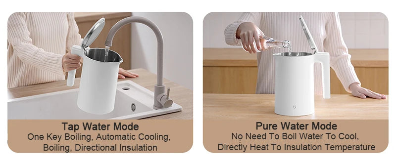 NEW XIAOMI MIJIA Smart Kettle 2 Pro Electric Kettles Kitchen Appliances LED Display 24H Intelligent Temperature Constant samovar