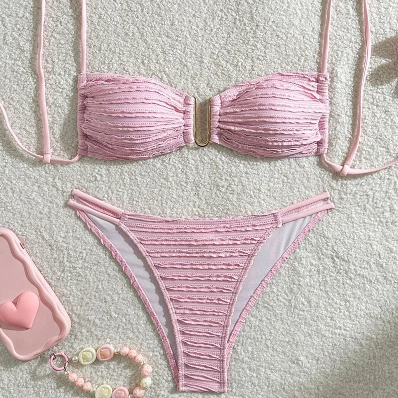 2025 Sexy Brazilian Bikini Swimwear Set