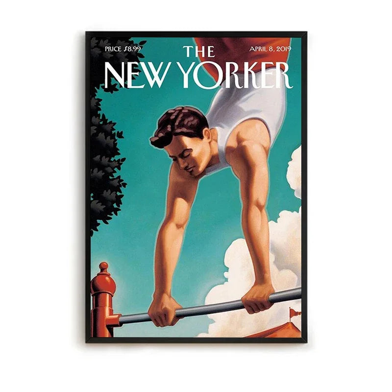 MINISO The New Yorker Paintings for Bedroom Decoration Home Decor Room Decors Aesthetic Pinterest Anime Wall Art Canvas Paint