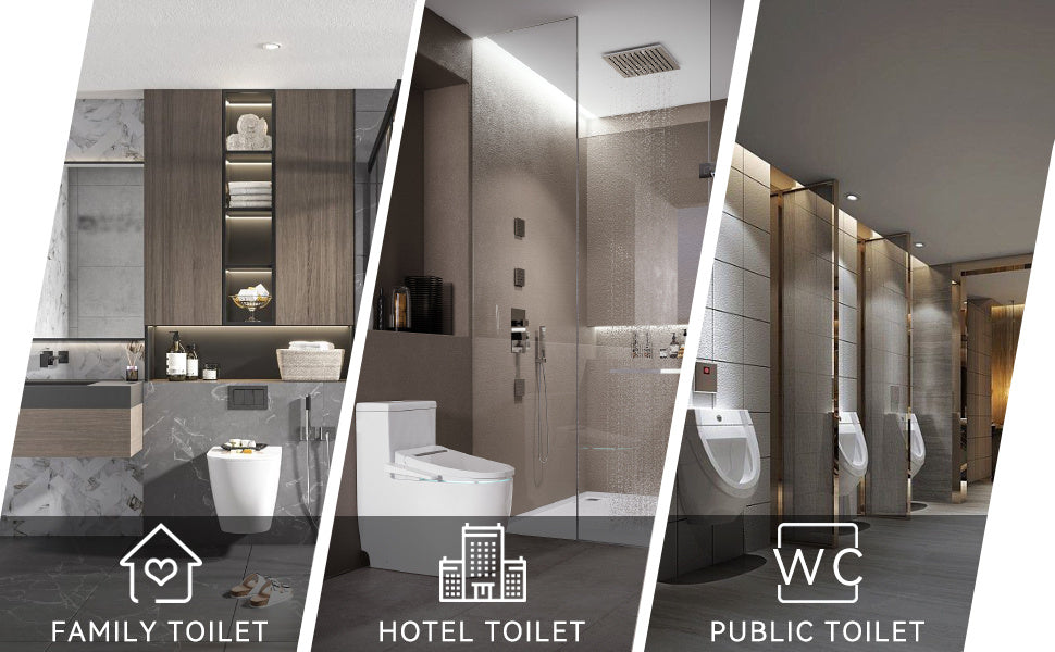 Aokala Toilet Brush and Holder, Elegant Silicone Toilet Bowl Brush Set with Ergonomic Long Handle, Modern Bathroom Decor Cleaning Accessories, Durable, Deep Cleaning Christmas gifts/Halloween gifts! - Black & White